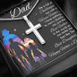 Best Father Stainless Steel Cross Necklace