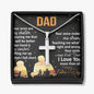 Happy Father's Day Stainless Steel Cross Necklace