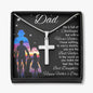 Best Father Stainless Steel Cross Necklace