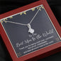 Best Mom In The World Alluring Beauty Necklace