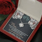 Love You My Amazing Mom Love Knot Necklace