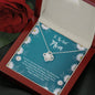 To The Best Mom Love Knot Necklace