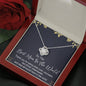 Best Mom In The World Love Knot Necklace