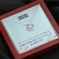 To My Mom Love Knot Necklace