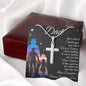 Best Father Stainless Steel Cross Necklace