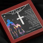 Best Father Stainless Steel Cross Necklace