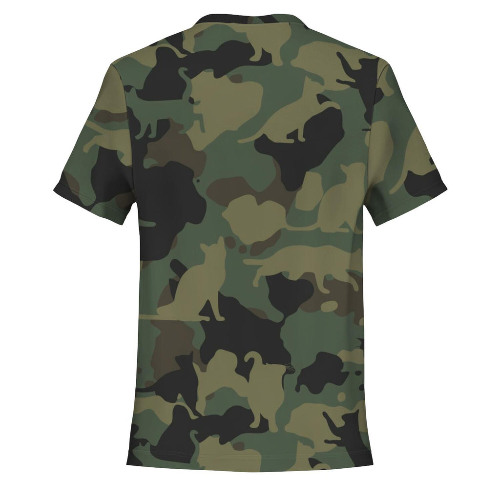 Camo cat shirt best sale