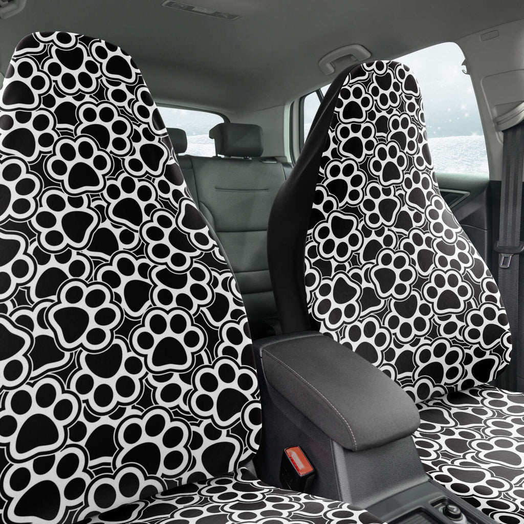 New Winter Plush Car Seat Cushion, 1pc Creative Cat Paw Design