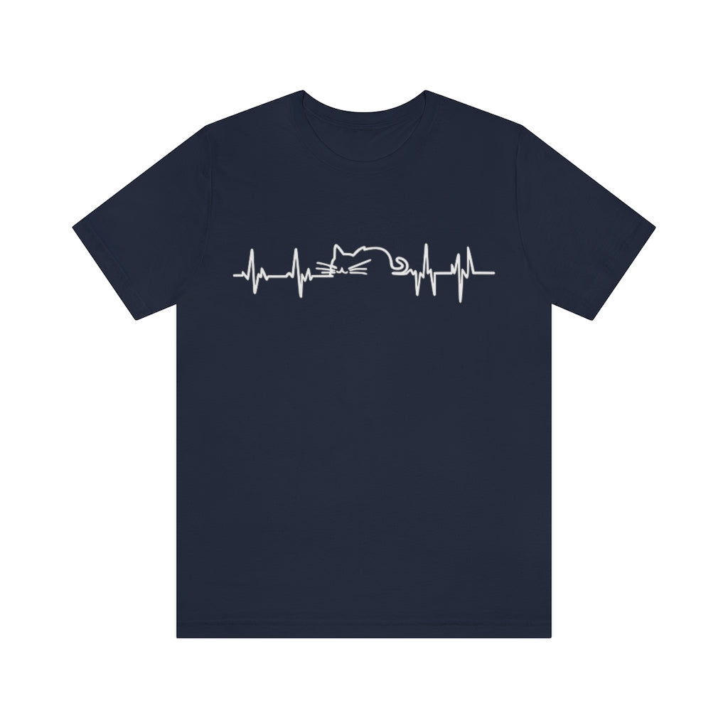 cat heartbeat shirt