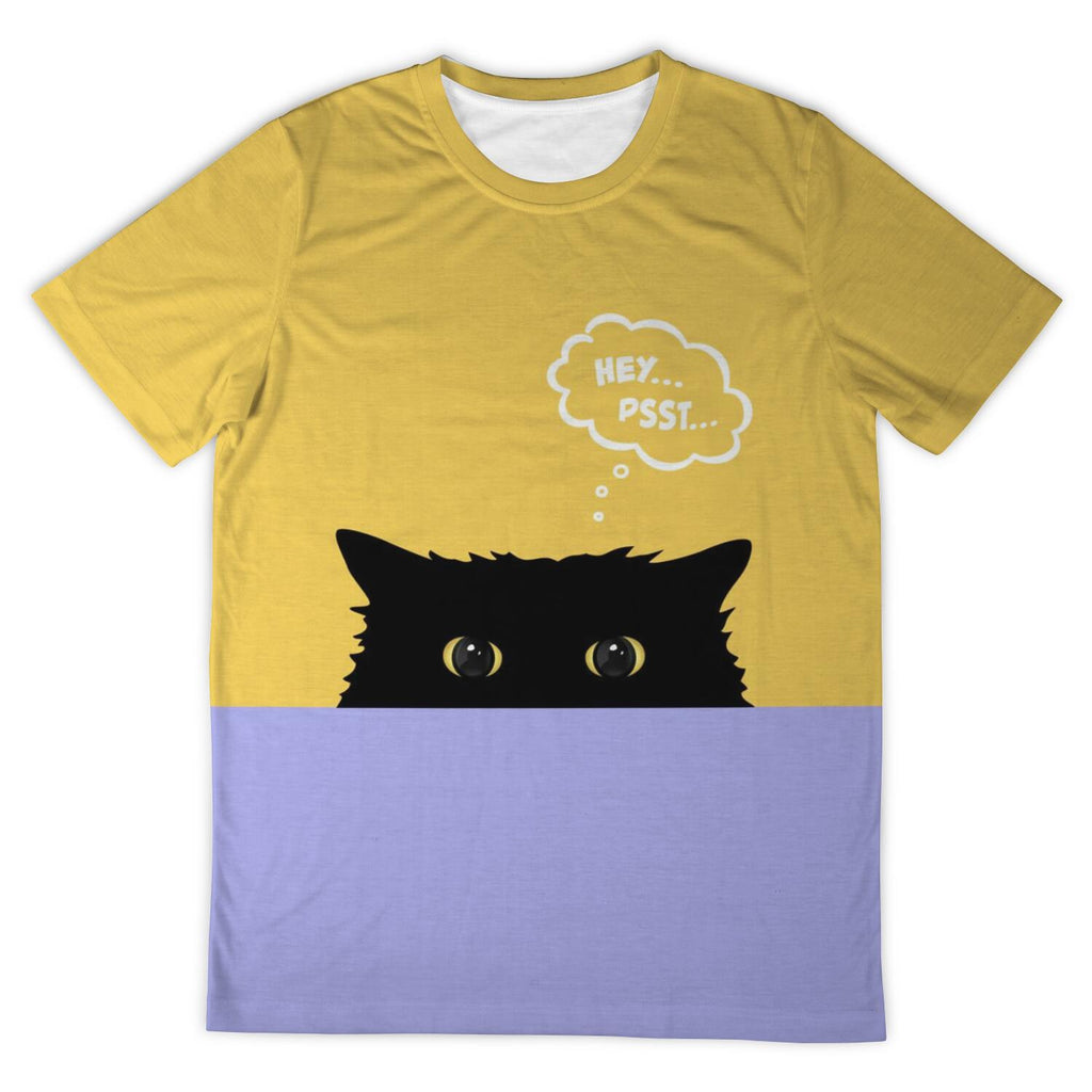 Sneak Cat Unisex AOP T-shirt