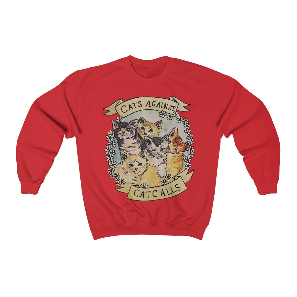 Cats against catcalls shirt best sale