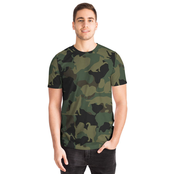 Cat Camouflage Unisex AOP T-shirt