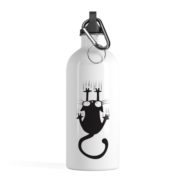 Cat Falling Stainless Steel Water Bottle