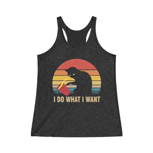I Do What I Want Women's Racerback Tank Top