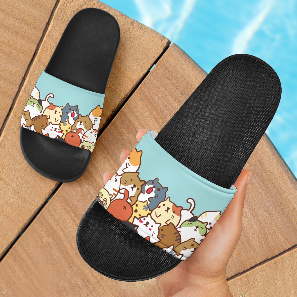 Cute Cats Slide Sandals