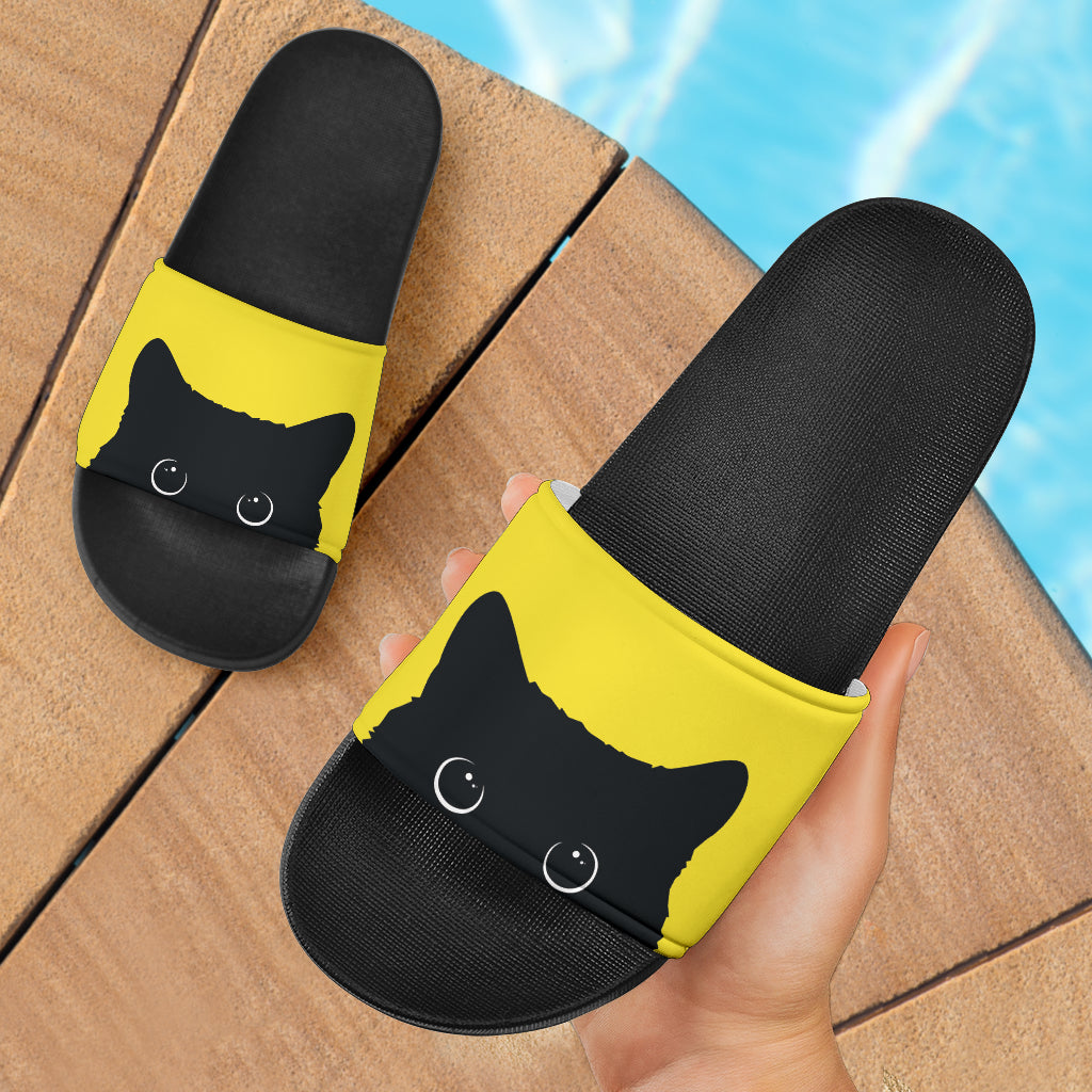 Sneak Cat Slide Sandals