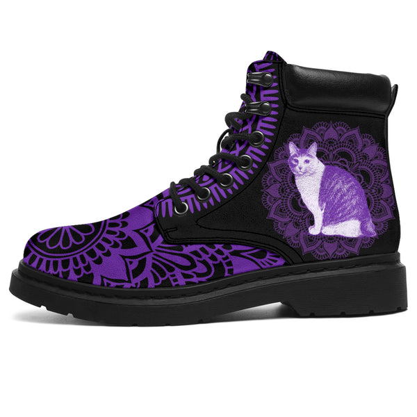 Cat Mandala All-Season Boots