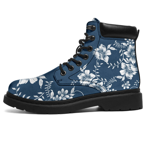 Beautiful Flowers All-Season Boots
