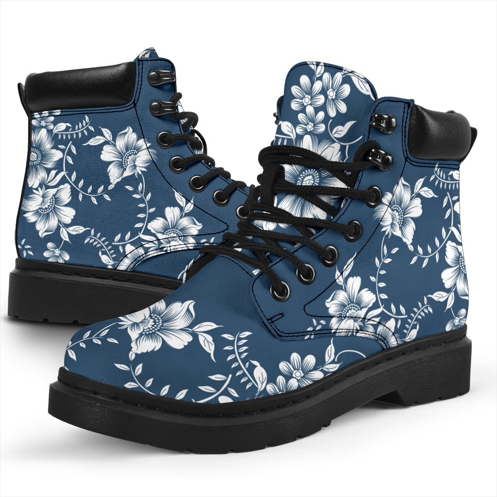 Beautiful Flowers All-Season Boots