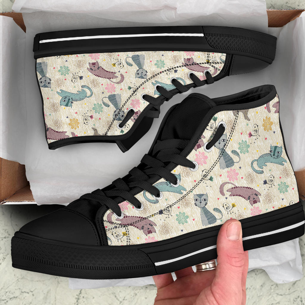 Cat Flower Shoes