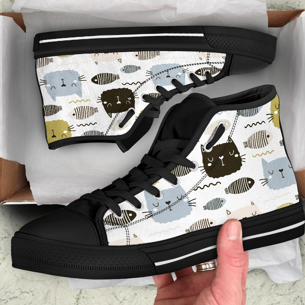 Cats And Fish Shoes