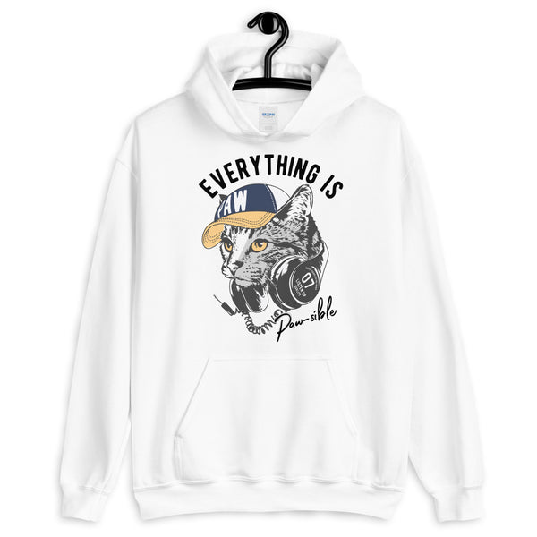 Everything Is Pawsible Unisex Hoodie