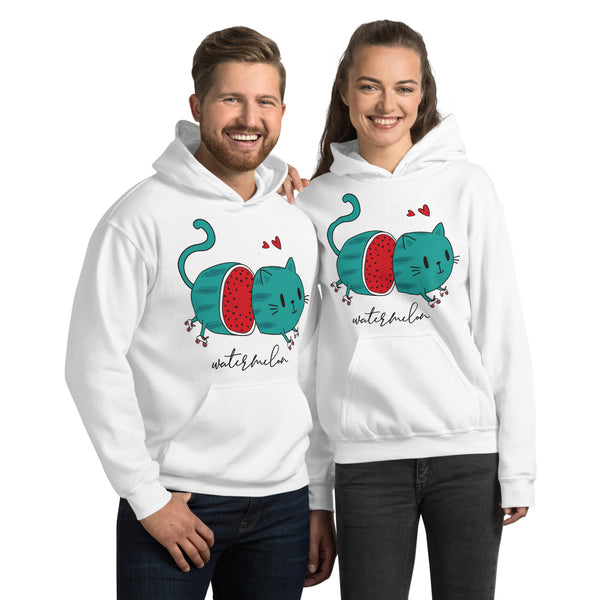 Watermelon Cat Unisex Hoodie