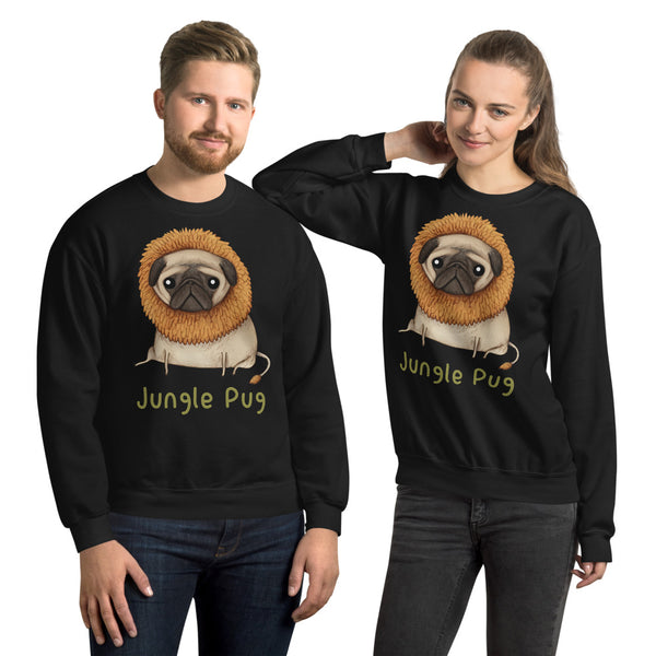 Jungle Pug Unisex Sweatshirt