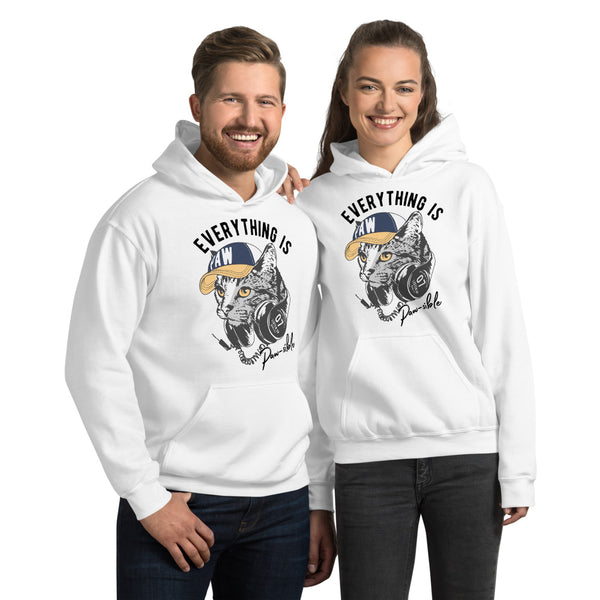 Everything Is Pawsible Unisex Hoodie