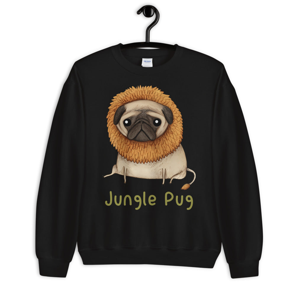 Jungle Pug Unisex Sweatshirt