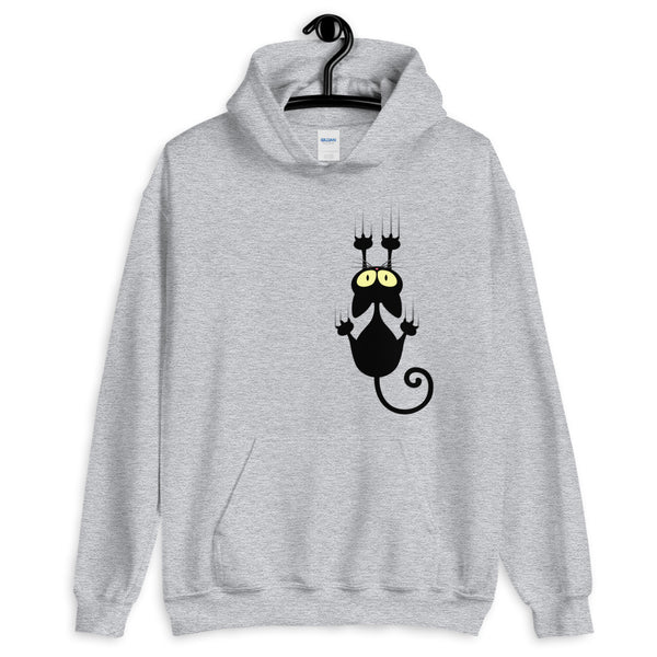 Cat Scratching Unisex Hoodie