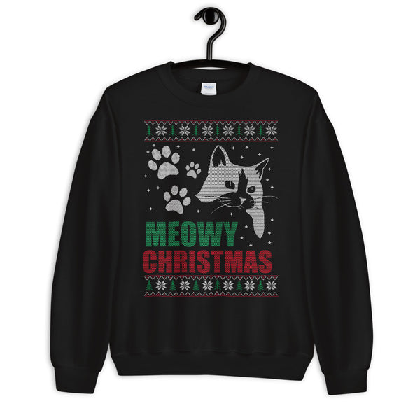 Meowy Christmas Unisex Sweatshirt