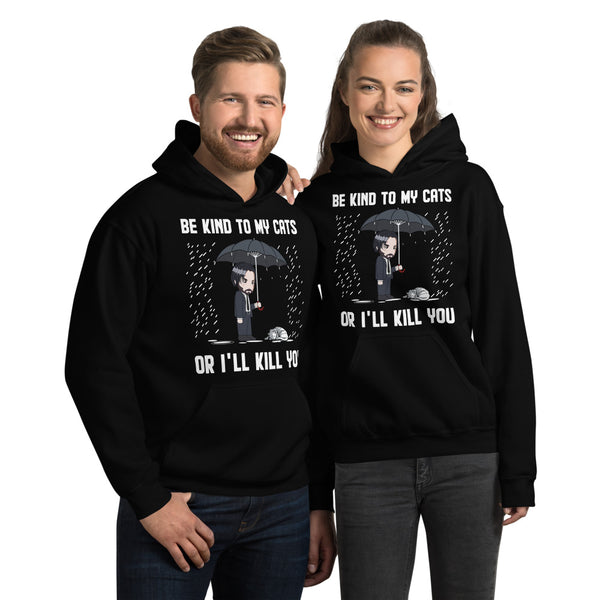 Be Kind To My Cats Unisex Hoodie