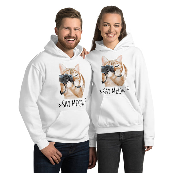 Say Meow Unisex Hoodie