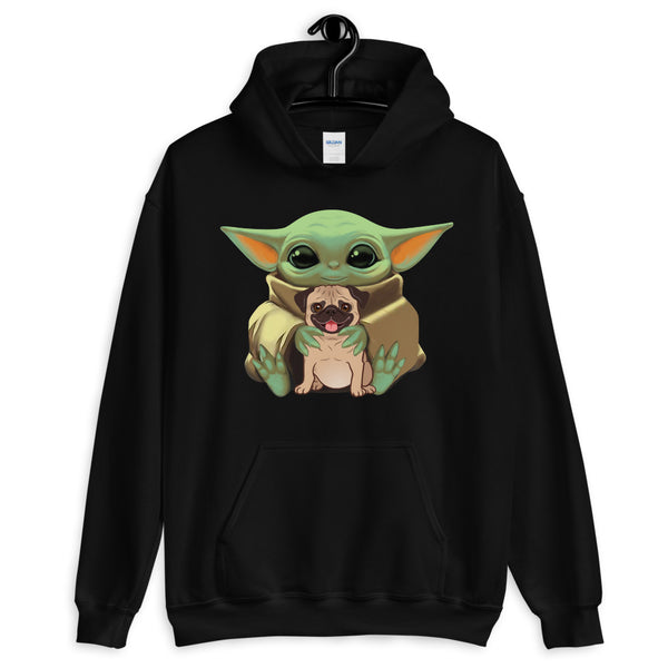 Cute Pug Unisex Hoodie
