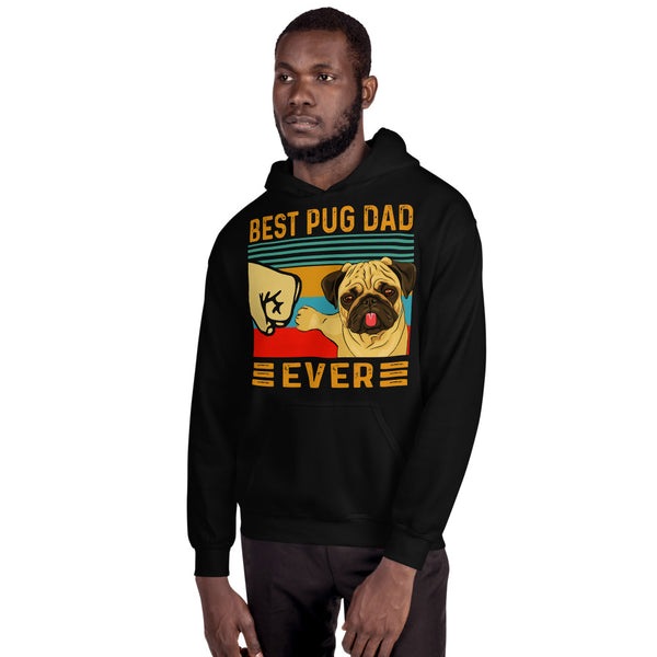 Best Pug Dad Ever Unisex Hoodie