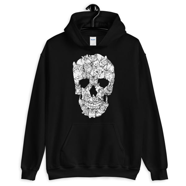 Cats Skull Unisex Hoodie