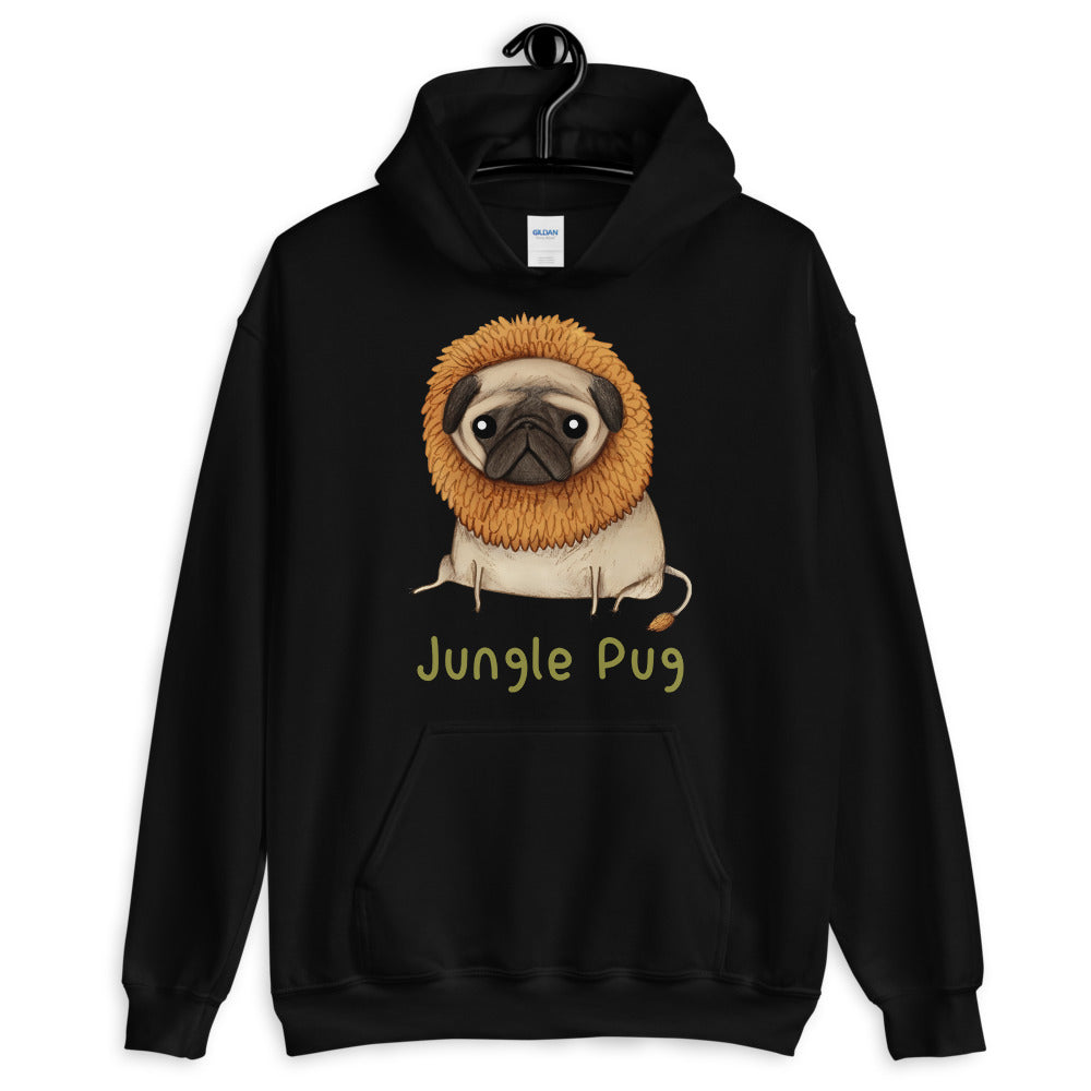 Jungle Pug Unisex Hoodie