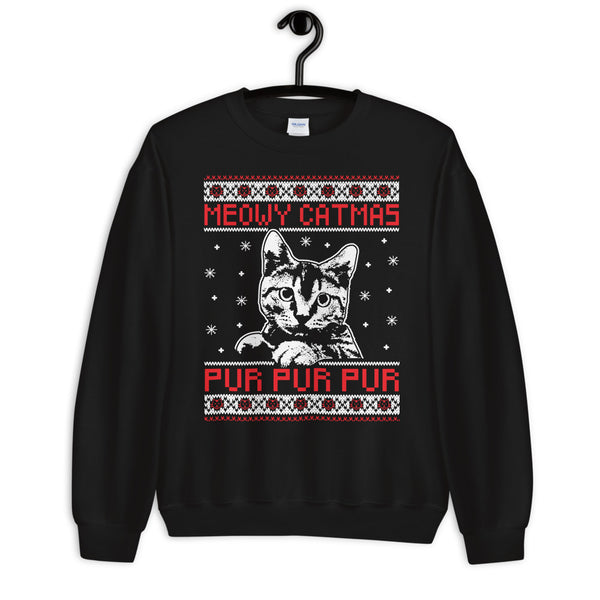 Meowy Christmas Unisex Sweatshirt