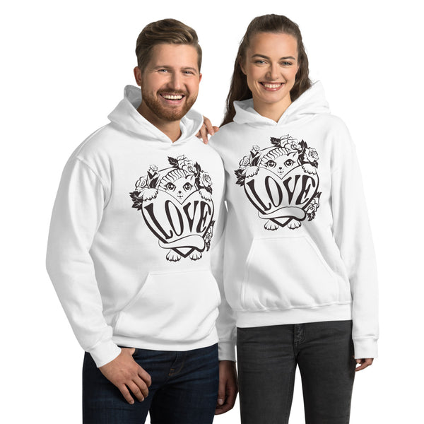 Love Cat Unisex Hoodie