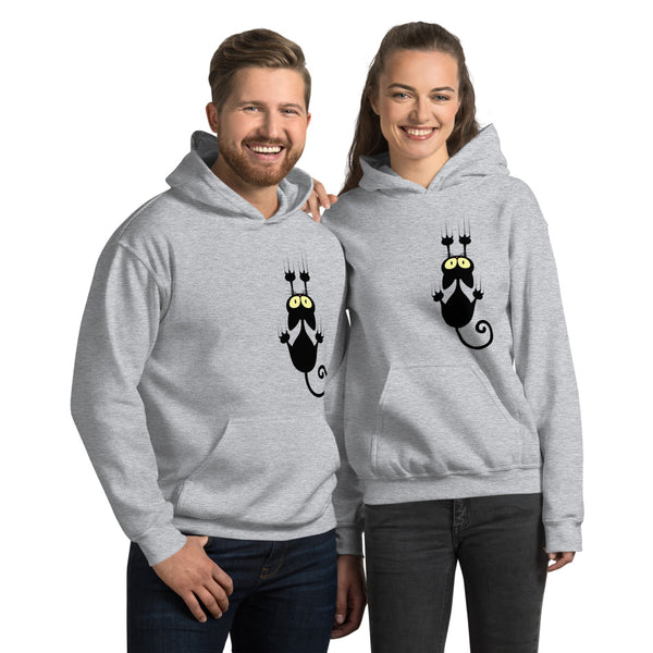 Cat Scratching Unisex Hoodie