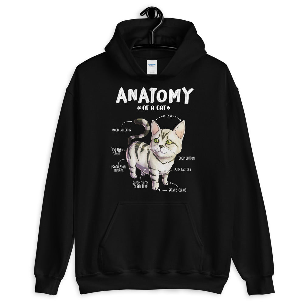 Anatomy Of A Cat Unisex Hoodie