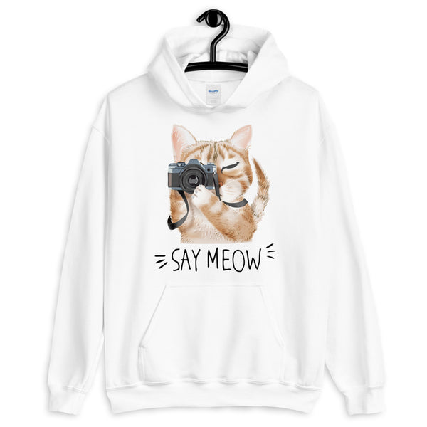Say Meow Unisex Hoodie