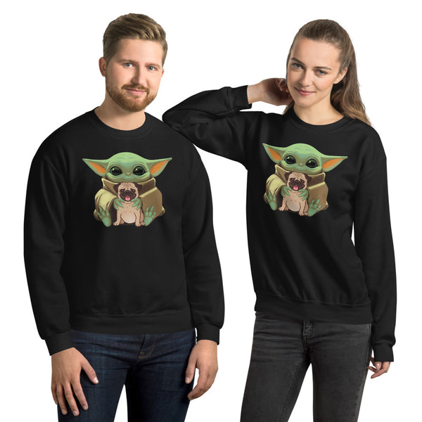 Cute Pug Unisex Sweatshirt