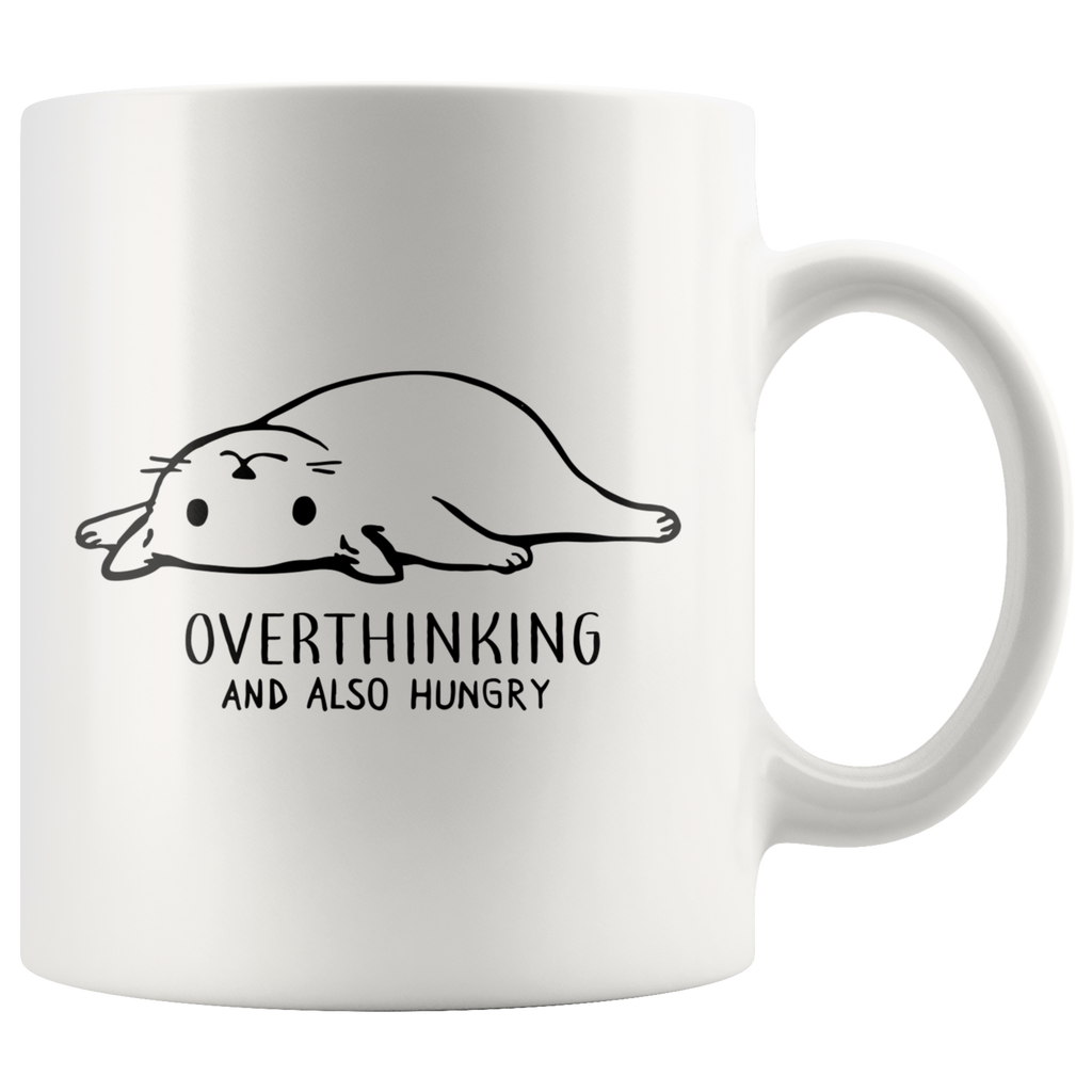 Overthinking And Also Hungry Mug