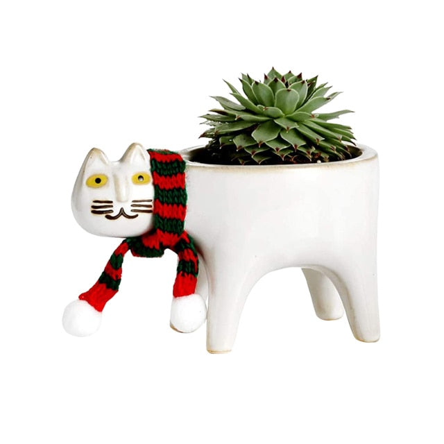 wholesale lovely cat animal shaped ceramic