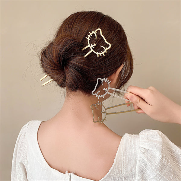 Cute Cat Hair Sticks