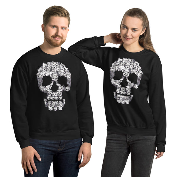 Cats Skull Unisex Sweatshirt