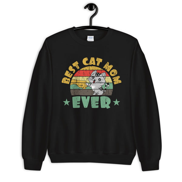 Best Cat Mom Ever Unisex Sweatshirt