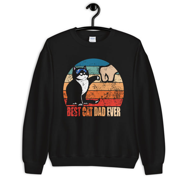 Best Cat Dad Ever Unisex Sweatshirt